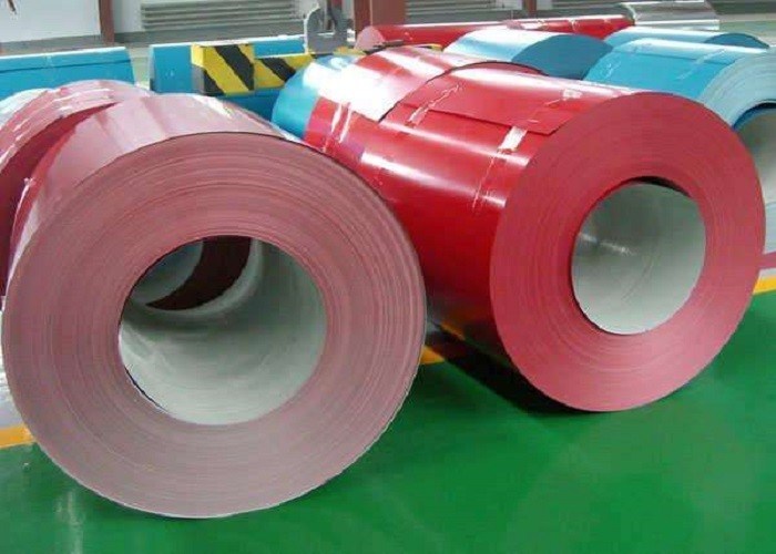 PPGI / PPGL Roofing Sheet , Color Coated Steel Coil JIS G3312 EN 10169