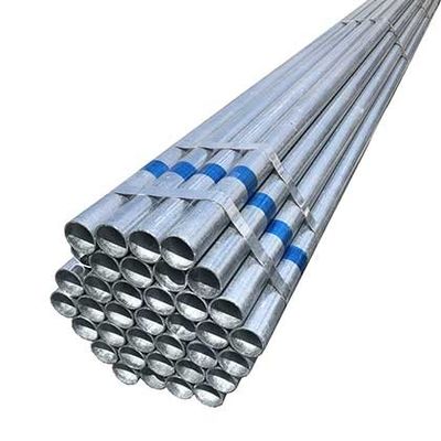 16Mn A53 Galvanized Steel Pipe MS Hot Dipped Galvanised Round Tube