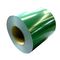Green 0.5mm AZ30 Color Coated Steel Coil 600mm-1250mm Width PPGI