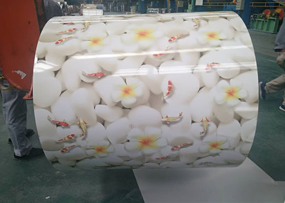 Printing Pre Painted Aluminum Coil Polyester Paint JIS G3322 CGLCC Corrosion Resistant