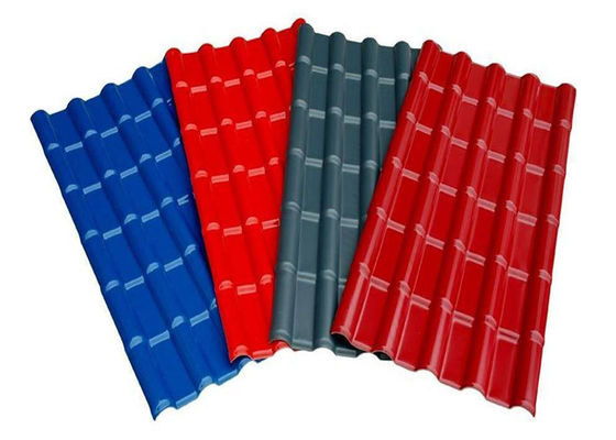 Red Grey Blue Pre Painted Corrugated Sheet DX51D SGCC Slip Resistance For Roofing